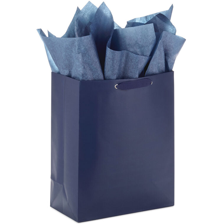 Hallmark Solid Navy Blue Tissue Paper 8 Sheets