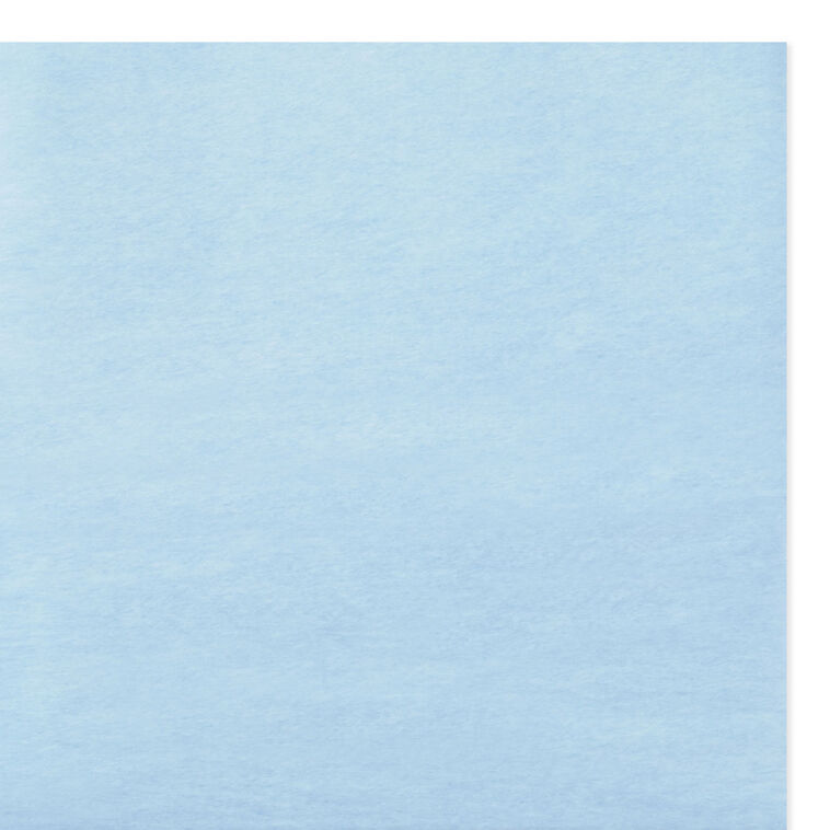 Hallmark Solid Pale Blue Tissue Paper 8 Sheets