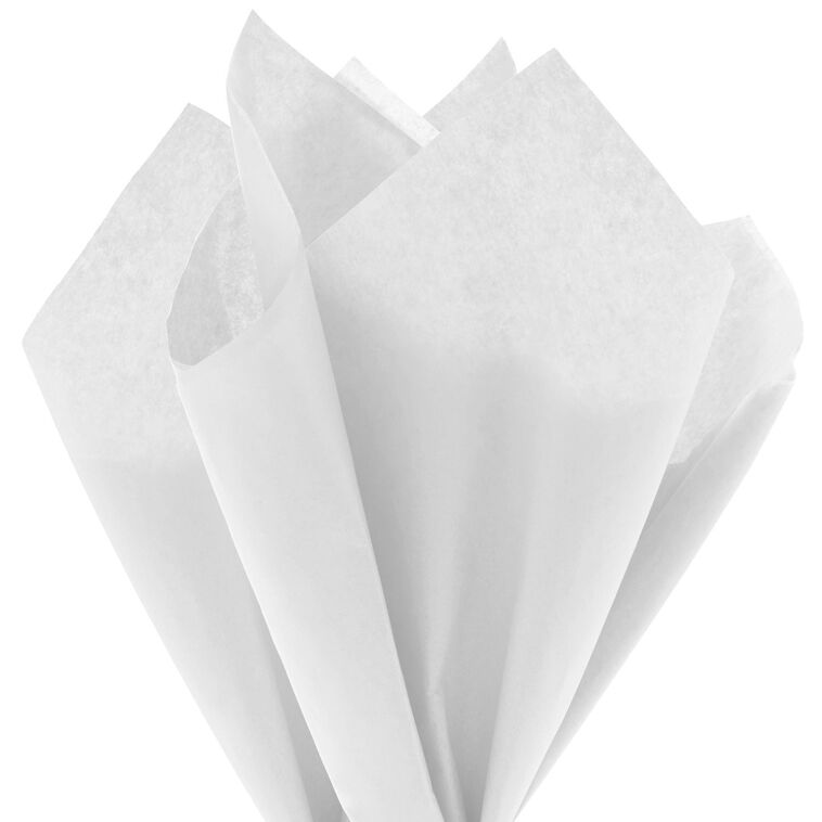 Hallmark Solid White Tissue Paper 10 Sheets