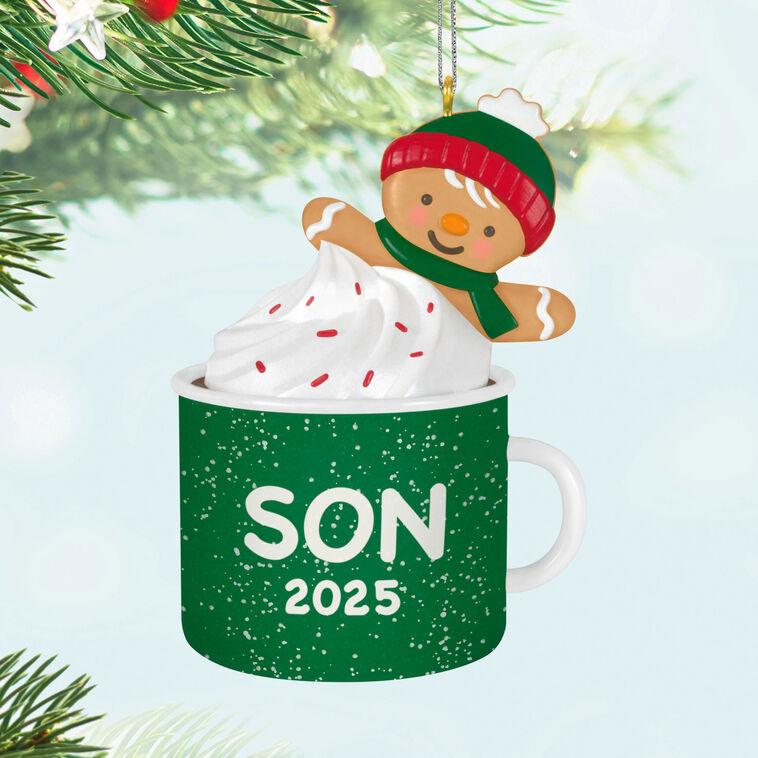 Hallmark Son Gingerbread Boy In Mug 2025 Ornament