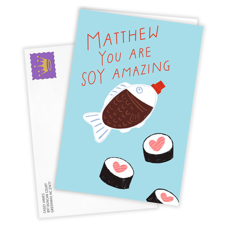Hallmark Soy Amazing Funny Custom Birthday Card