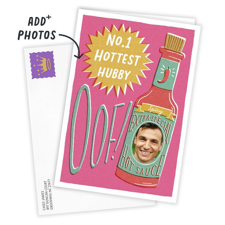 Hallmark Spicy Hot Sauce Fun Custom Card
