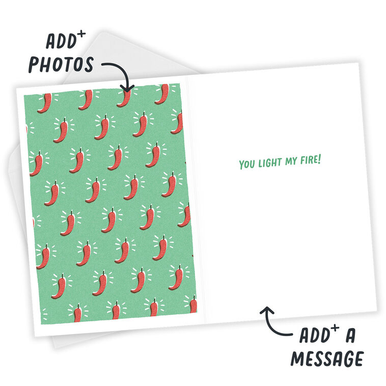 Hallmark Spicy Hot Sauce Fun Custom Card