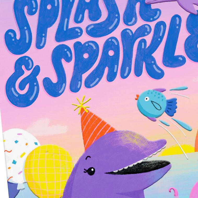 Hallmark Splash And Sparkle Birthday Card For Girl