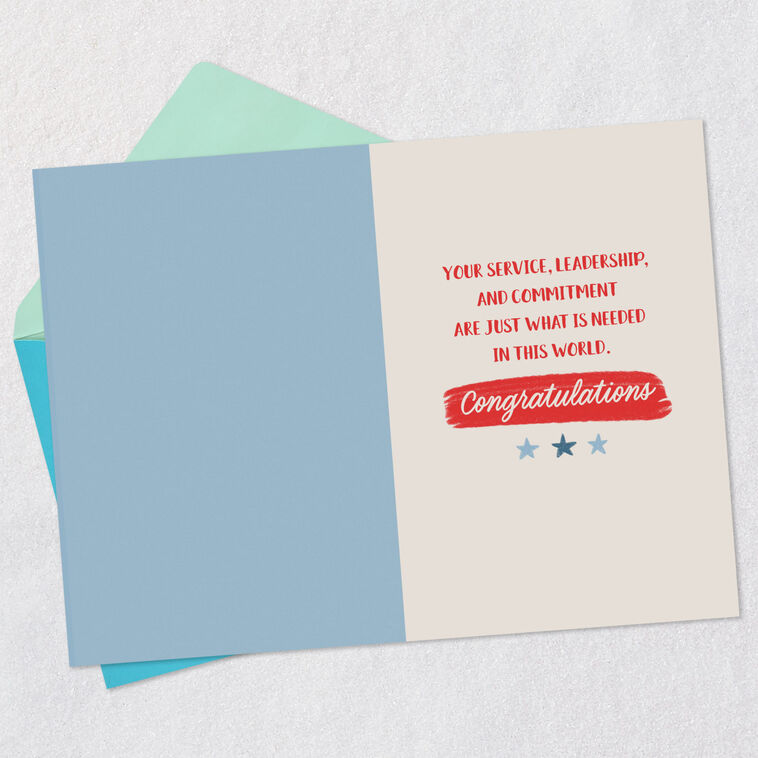 Hallmark Stand Proud Military Congratulations Card
