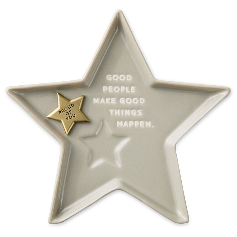 Hallmark Star-Shaped Trinket Dish With Token