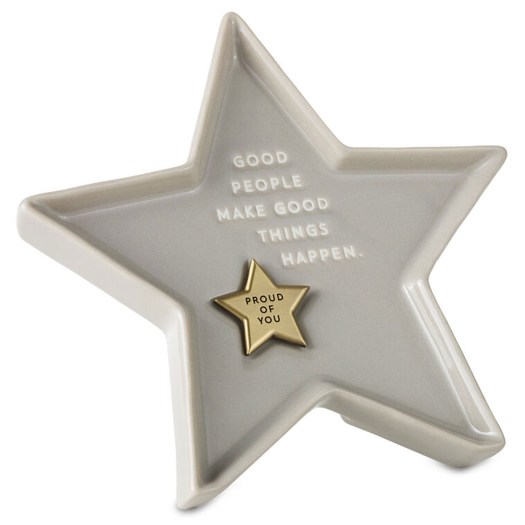 Hallmark Star-Shaped Trinket Dish With Token