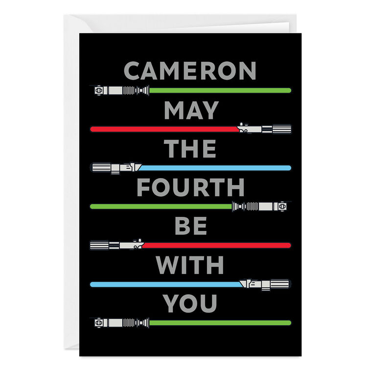 hallmark Star Wars™ May the Fourth Custom Card