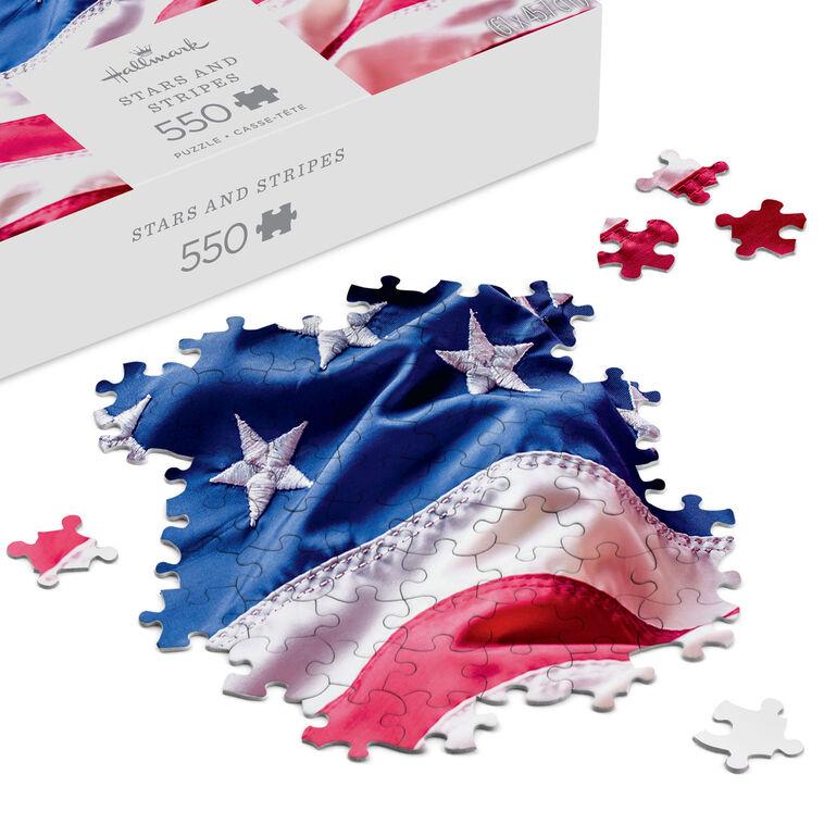 Hallmark Stars And Stripes 550-Piece Jigsaw Puzzle