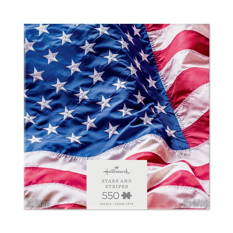 hallmark Stars and Stripes 550-Piece Jigsaw Puzzle