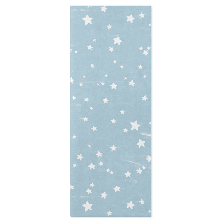 hallmark Stars on Pale Blue Tissue Paper 6 Sheets