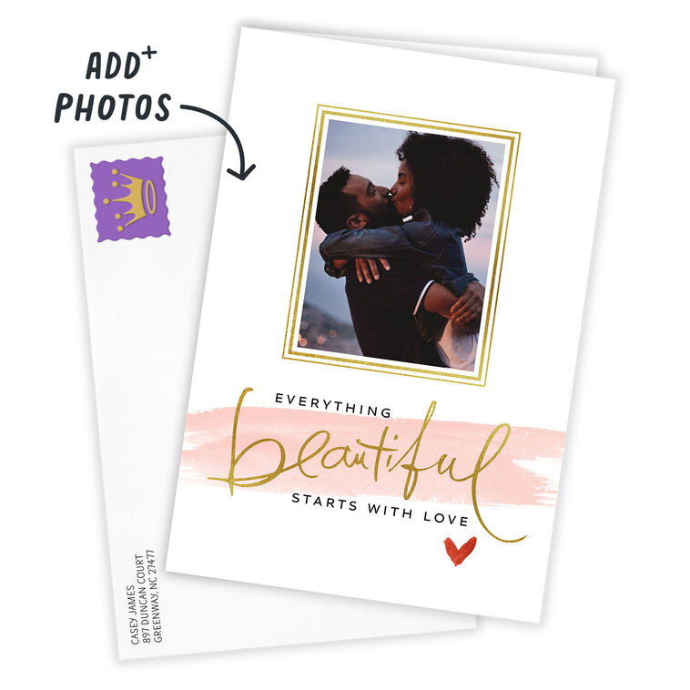 Hallmark Starts With Love Custom Love Card