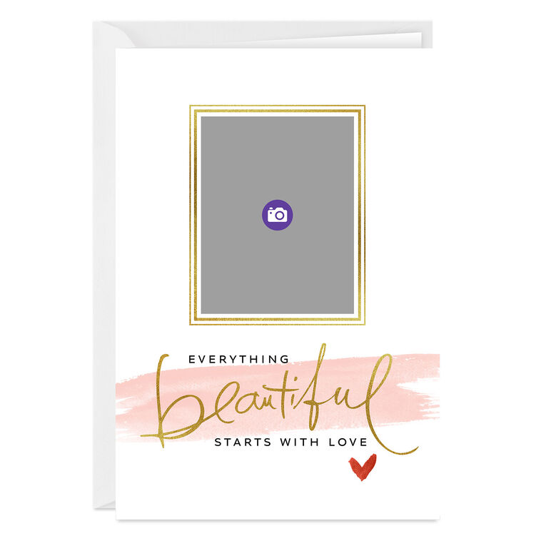 Hallmark Starts With Love Custom Love Card