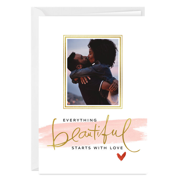 hallmark Starts With Love Custom Love Card