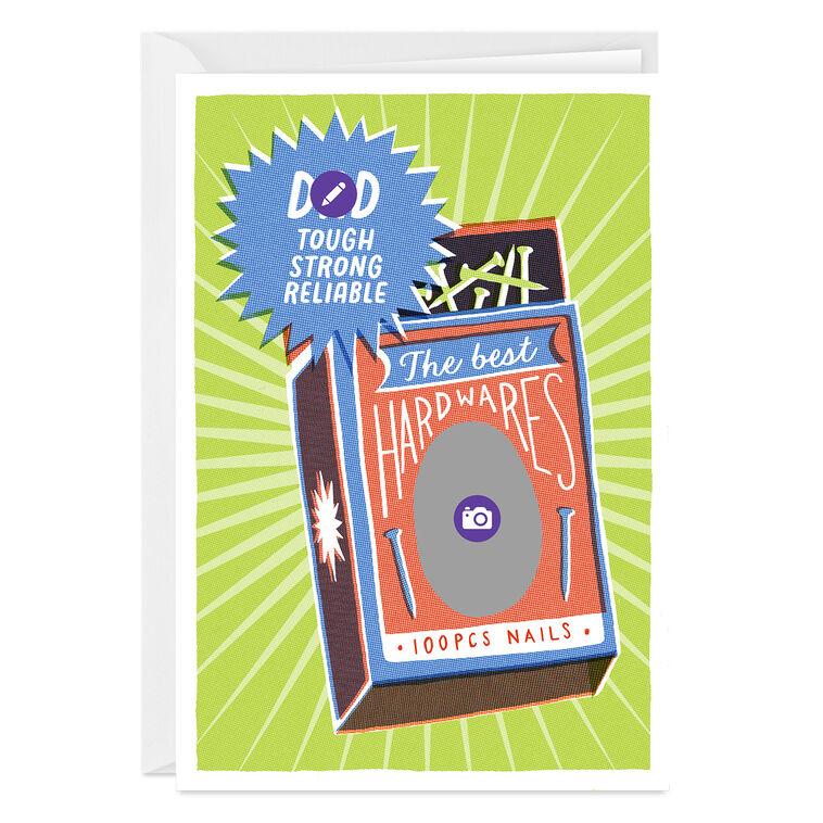 Hallmark Strong As Nails Fun Custom Card