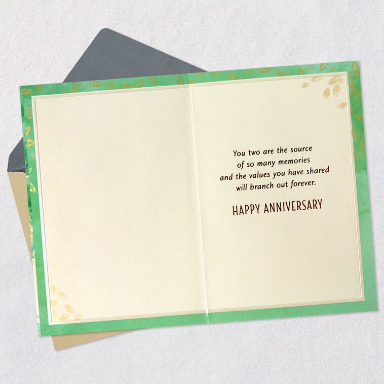 Hallmark Strong Roots Anniversary Card For Parents