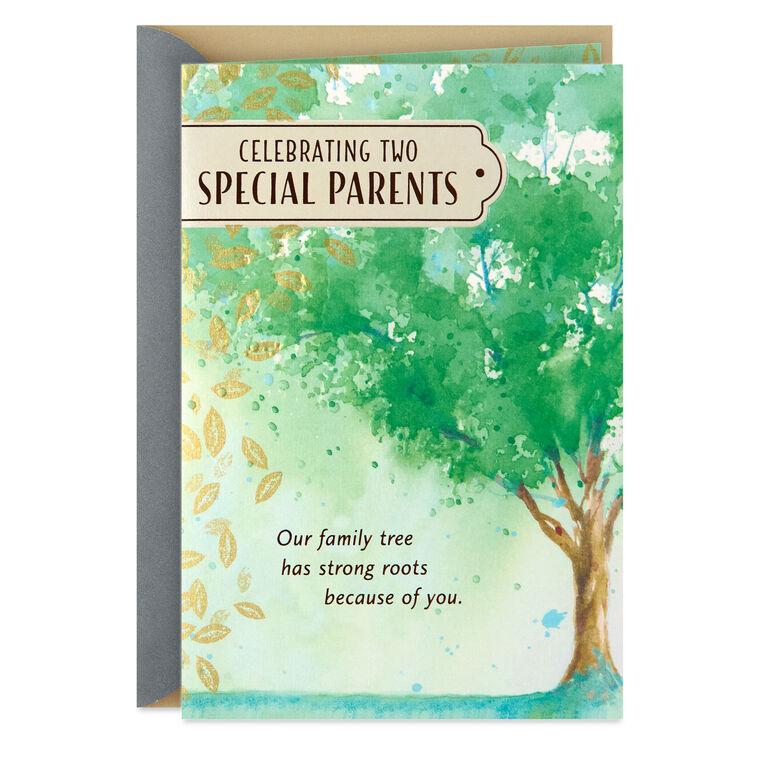 hallmark Strong Roots Anniversary Card for Parents