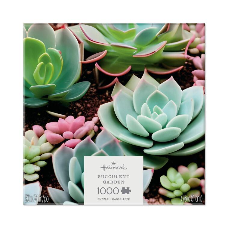 hallmark Succulent Garden 1000-Piece Jigsaw Puzzle