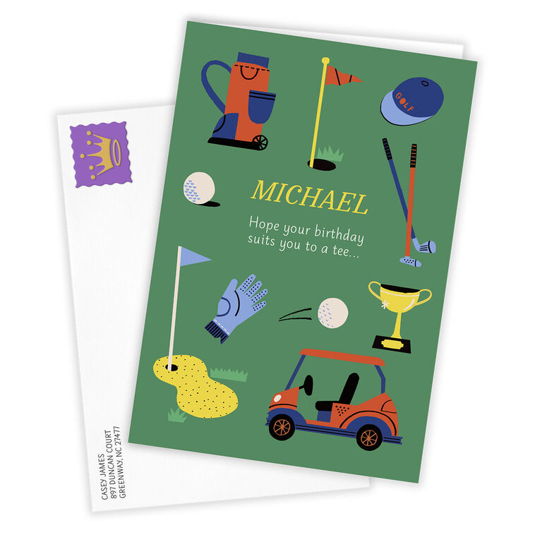 Hallmark Suits You To A Tee Custom Birthday Card