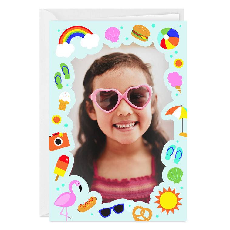 hallmark Summer Vacation Icons Custom Card