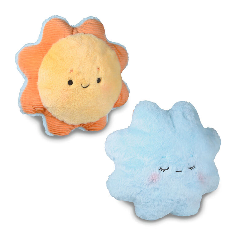 hallmark Sun and Cloud Two-Sided Plush 13"