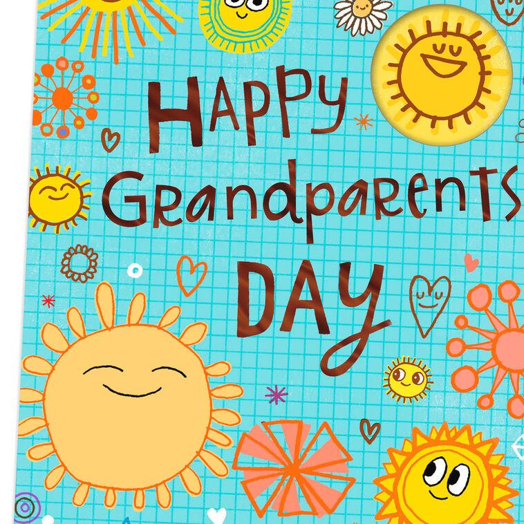Hallmark Sunny Smiles Grandparents Day Card