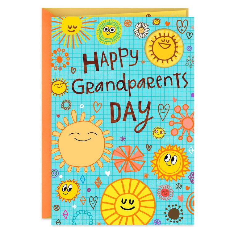 hallmark Sunny Smiles Grandparents Day Card