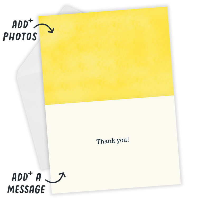 Hallmark Sweet Lemons Custom Thank-You Card