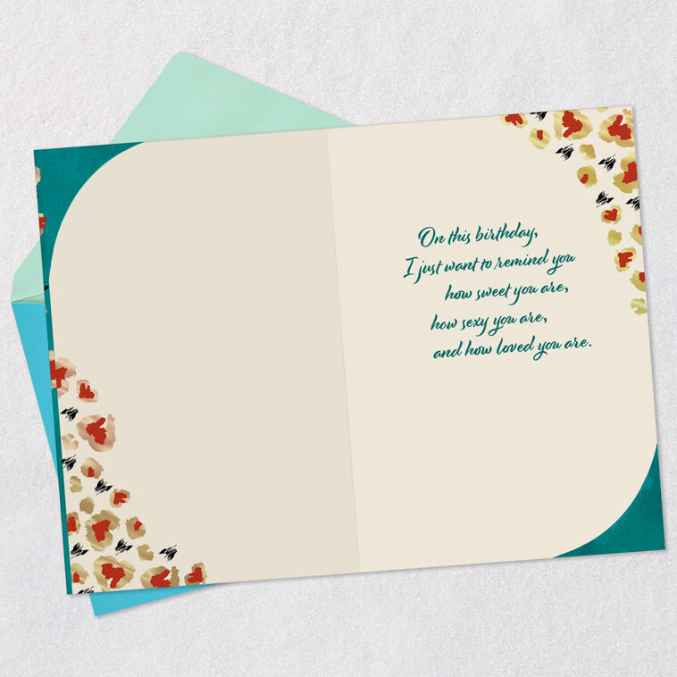 Hallmark Sweet Sexy And Loved Birthday Card