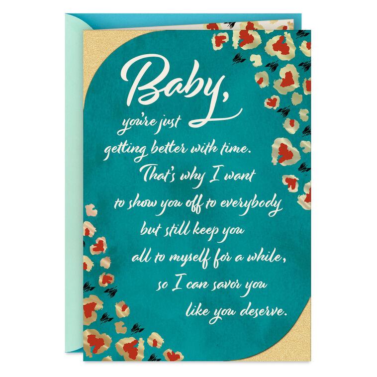 hallmark Sweet Sexy and Loved Birthday Card