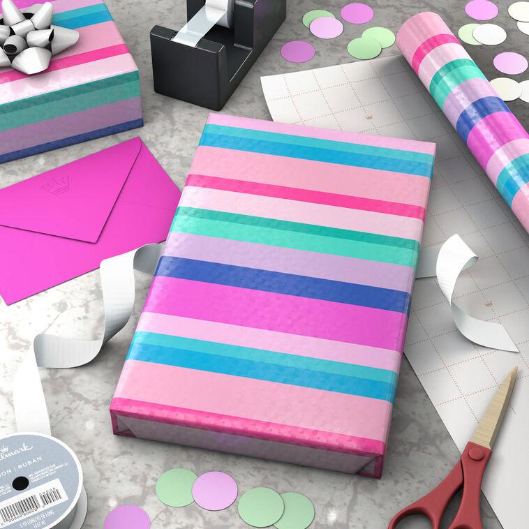 Hallmark Sweet Stripes Wrapping Paper 17.5 Sq. Ft