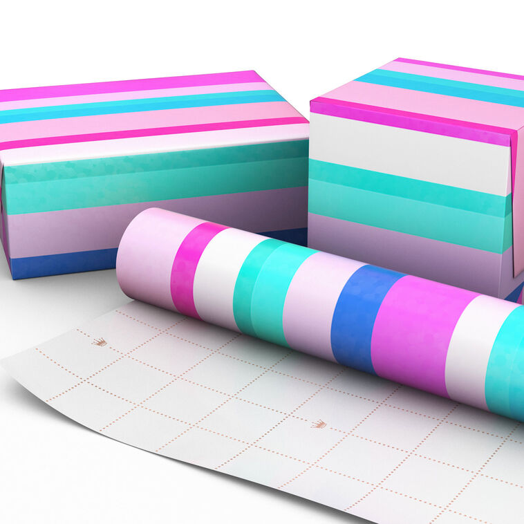 Hallmark Sweet Stripes Wrapping Paper 17.5 Sq. Ft