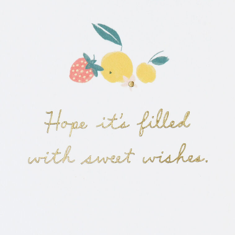 Hallmark Sweet Wishes Birthday Card