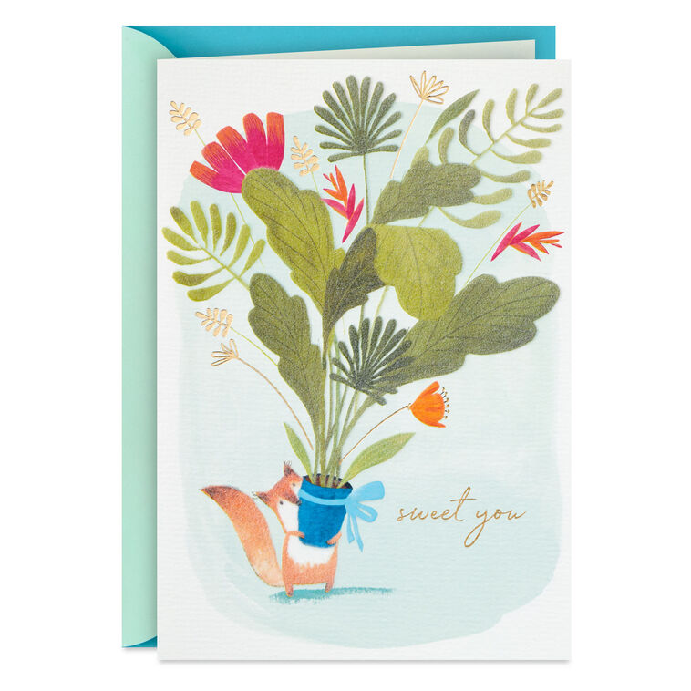 hallmark Sweet You Grateful Me Thank You Card