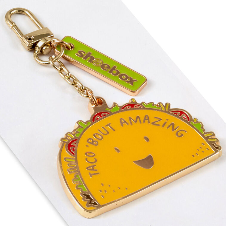 Hallmark Taco 'Bout Amazing Taco Charm Keychain
