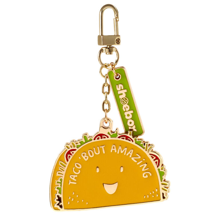 hallmark Taco 'Bout Amazing Taco Charm Keychain