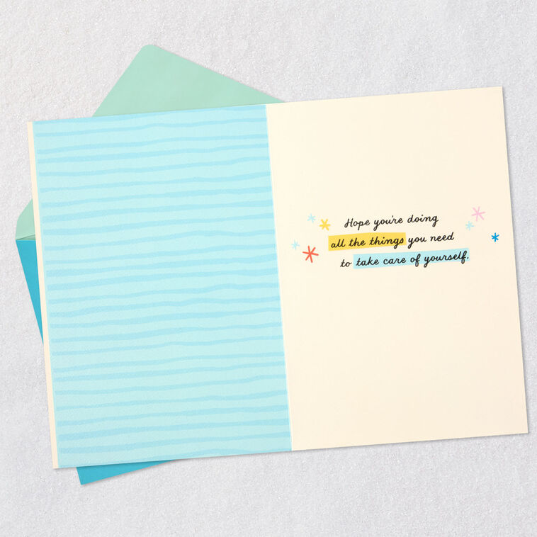 Hallmark Take Care Of Yourself Encouragement Card