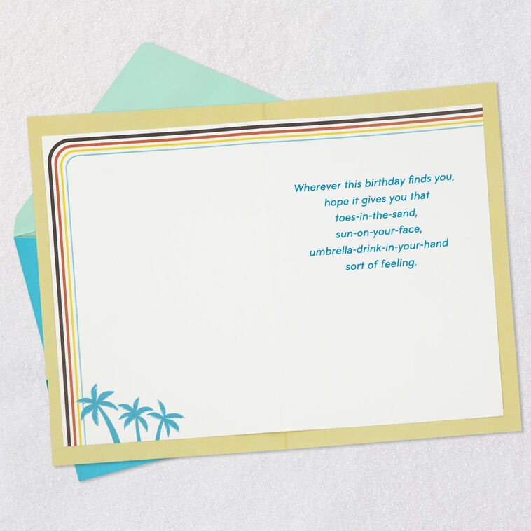 Hallmark Take It Easy Birthday Card