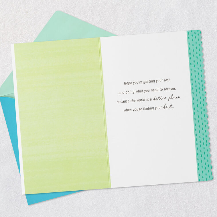 Hallmark Take It Easy Get Well Card