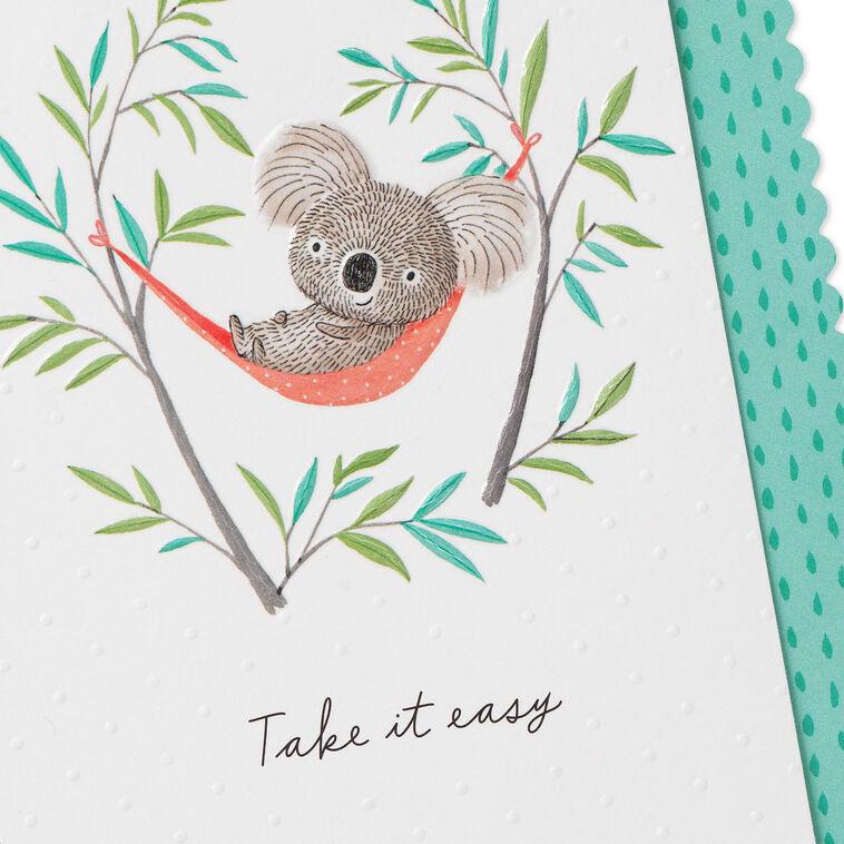 Hallmark Take It Easy Get Well Card