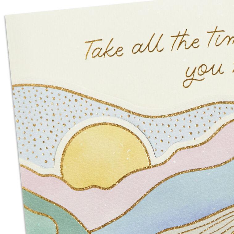 Hallmark Take Your Time Sympathy Card