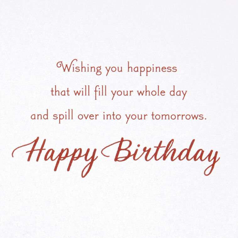 Hallmark Tea Set Birthday Card