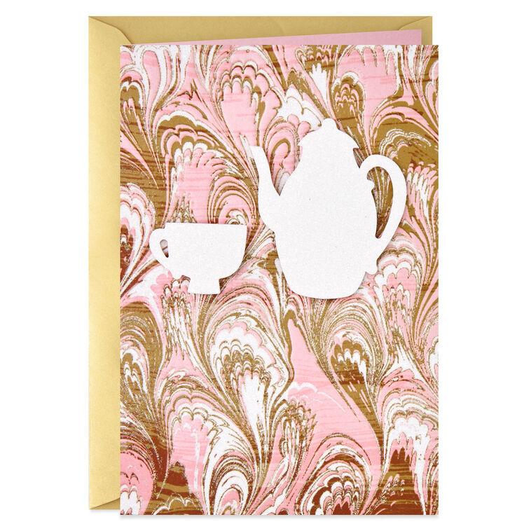 hallmark Tea Set Birthday Card