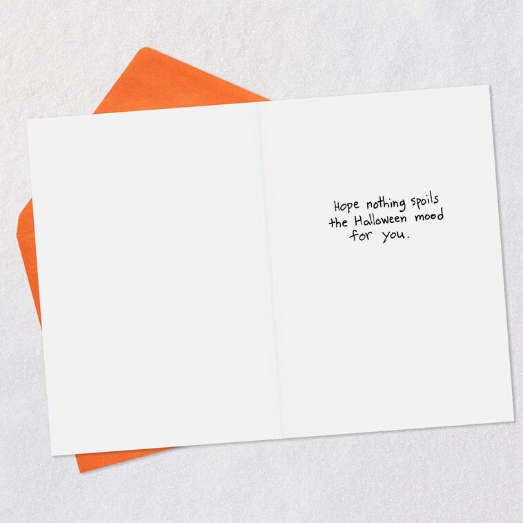 Hallmark Terrifying Cat Funny Halloween Card