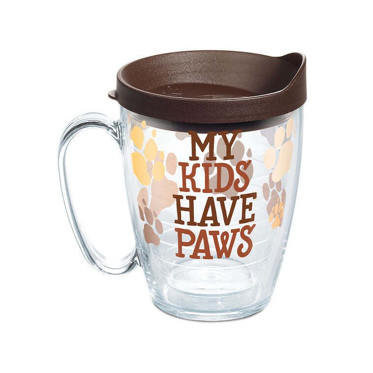 hallmark Tervis My Kids Have Paws Mug 16 oz