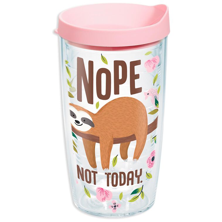 hallmark Tervis Nope Not Today Sloth Tumbler 16 oz
