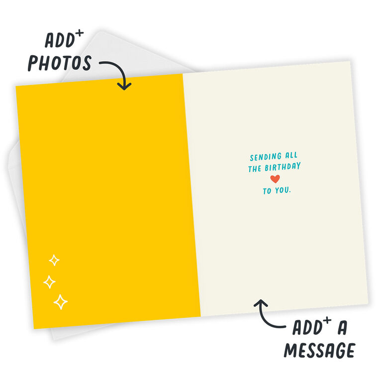 Hallmark Text Message Bubbles Custom Birthday Card