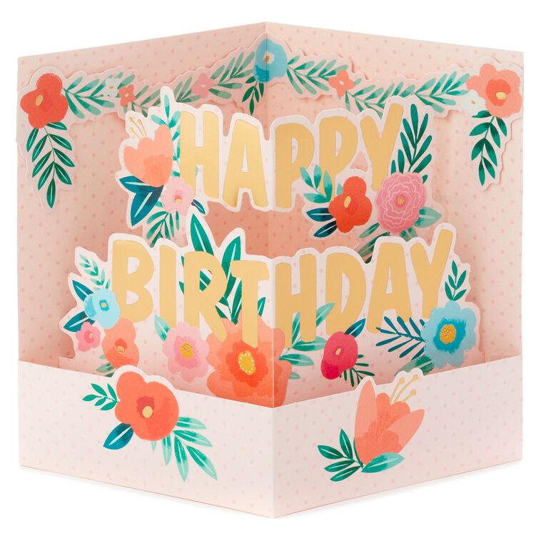 Hallmark Thankful For You 3D Pop-Up Birthday Card