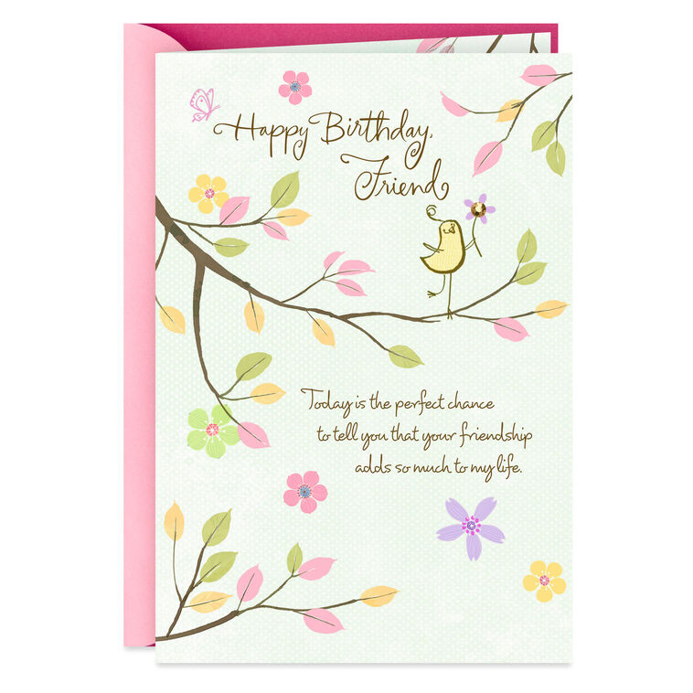 hallmark Thankful for You Birthday Card for Friend
