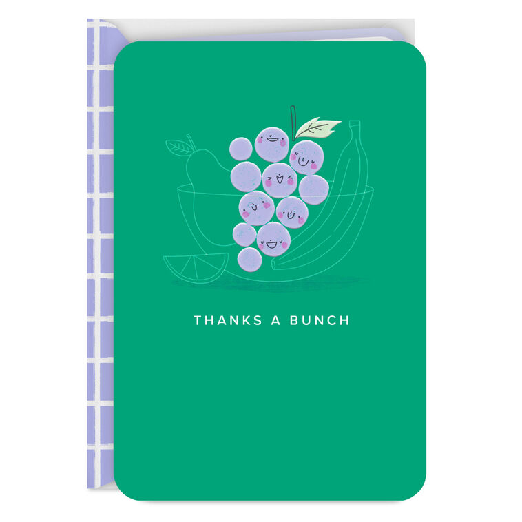 hallmark Thanks a Bunch Blank Thank You Card